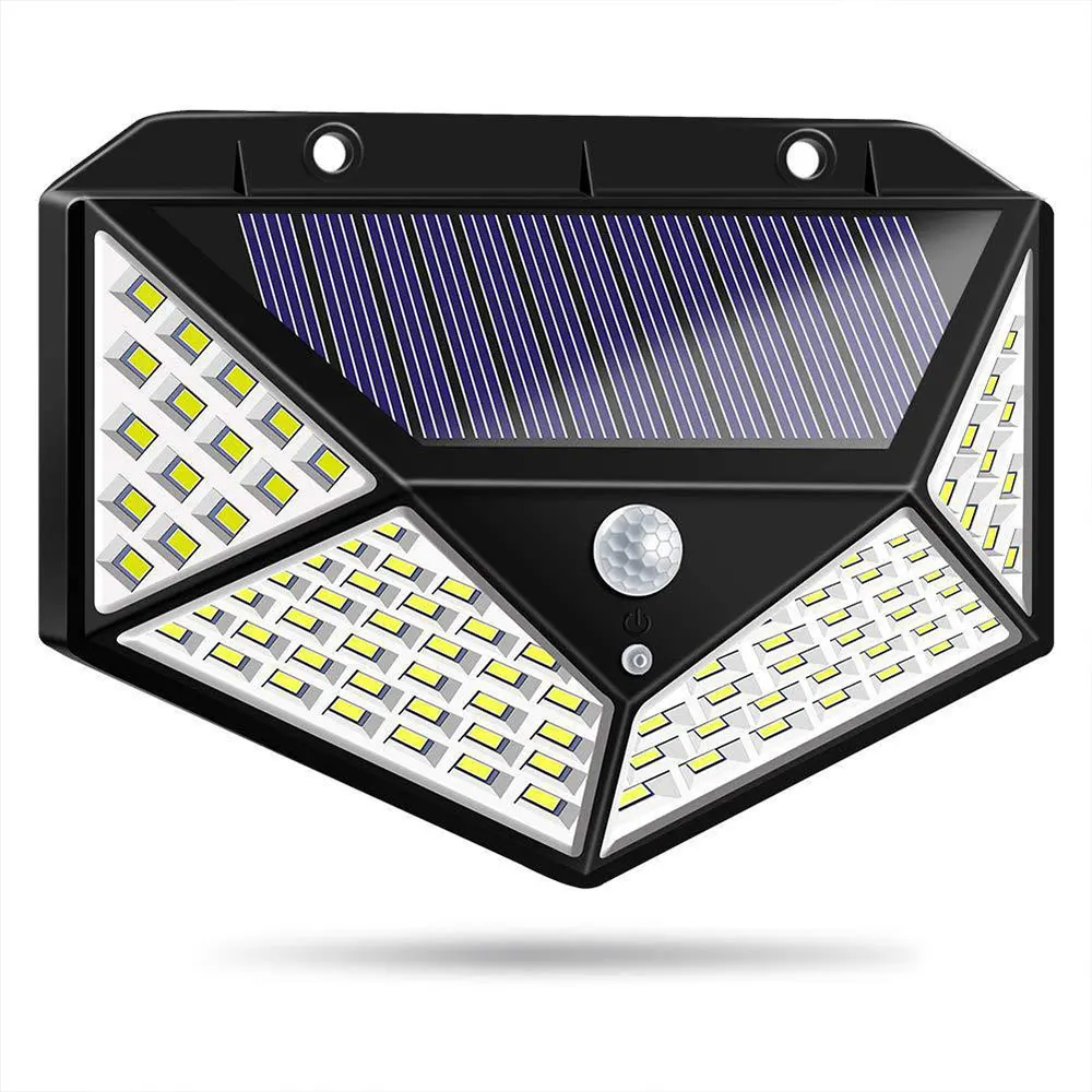 

Street Lamp Walkway Lights Outdoor Home Solar Power 100 LED Durable Wall Light Eco-Friendly Garden