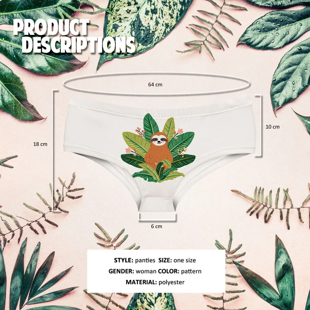 55100 SLOTH LEAFS WHITE (00)
