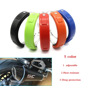 

For YAMAHA WR450F WR250F YZ450F XJR1200 XJR1300 FJR1300A Motorcycle Accessories Silencer/Round Oval Exhaust Protector Can Cover