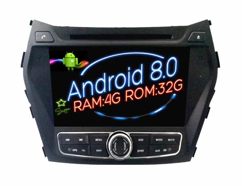 Top Octa(8) Core Android 8.0 Car Dvd Player gps FOR HYUNDAI IX45 Navi audio multimedia auto stereo RAM 4G ROM 32G 10