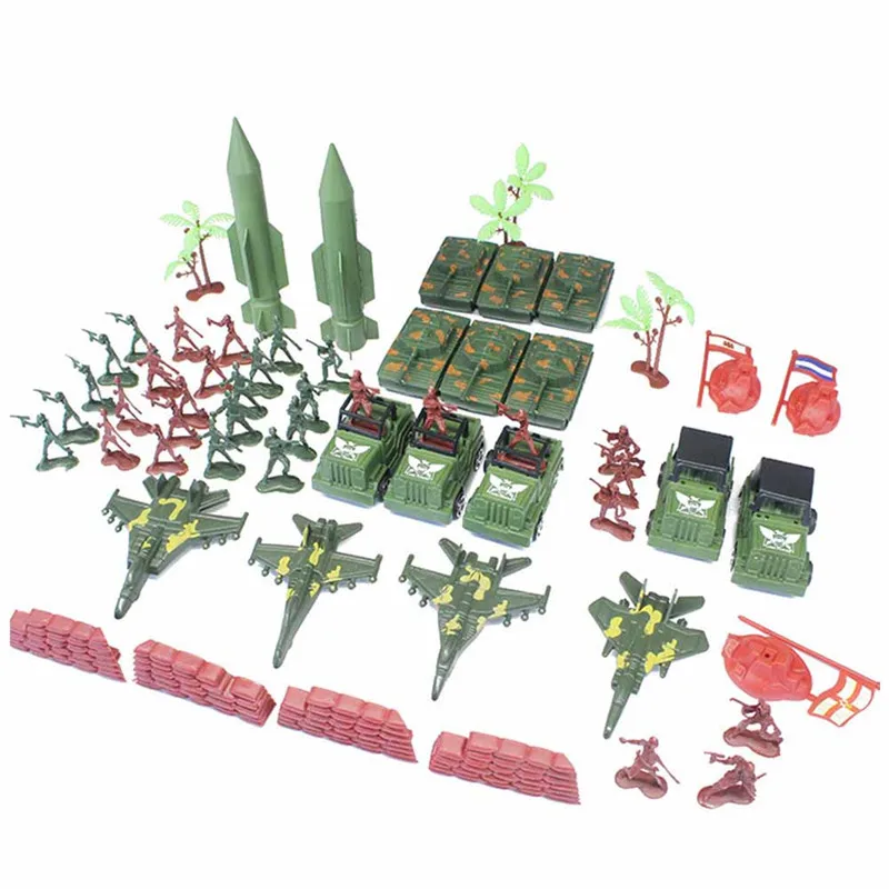 307 Pcs Children's Military Model Toy Army Men Combat Special Forces Action Figures Sand Table Toy Set