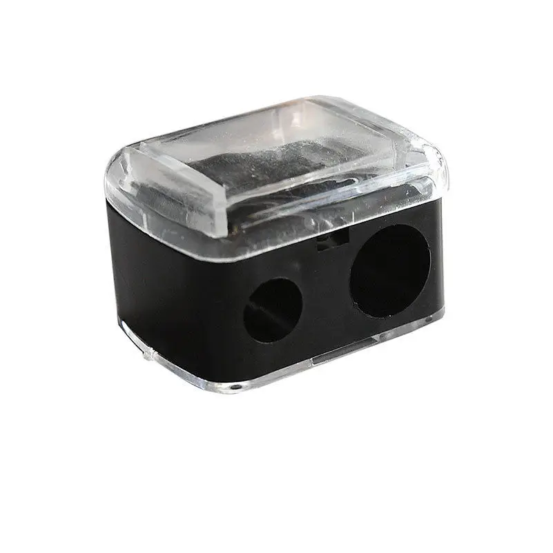 

Double Holes Cosmetic Sharpener Useful Pencil Sharpener For Cosmetic Brush/Eyeliner Pencil/Makeup Pencil newest