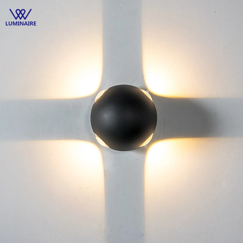 VW led ourdoor lighting COB 3W,6W,12W, aluminium ball lamp waterproof porch corridor light ceiling lamp for garden wall fixture