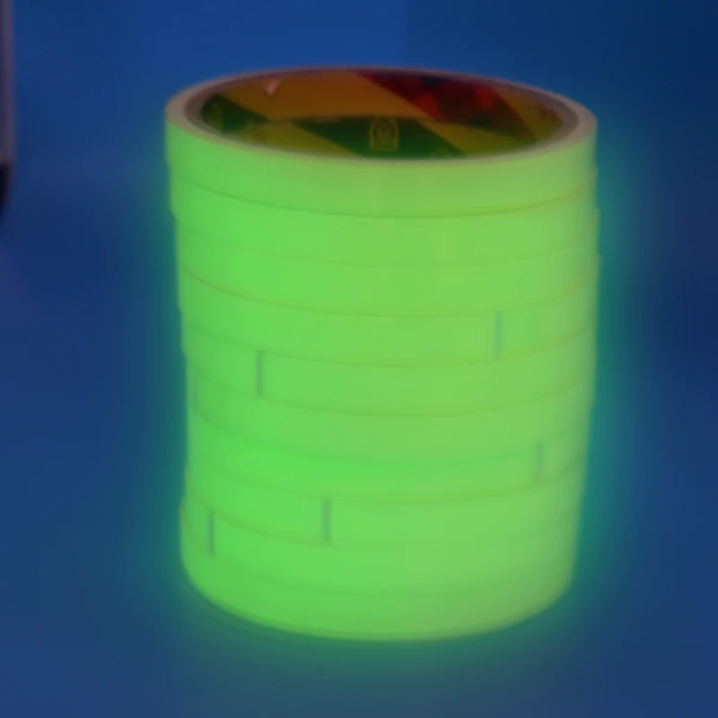 

FGHGF High Quality Luminous Tape Self-adhesive Glow In The Dark Night Vision Warning Tape Green Indoor Outdoor Security