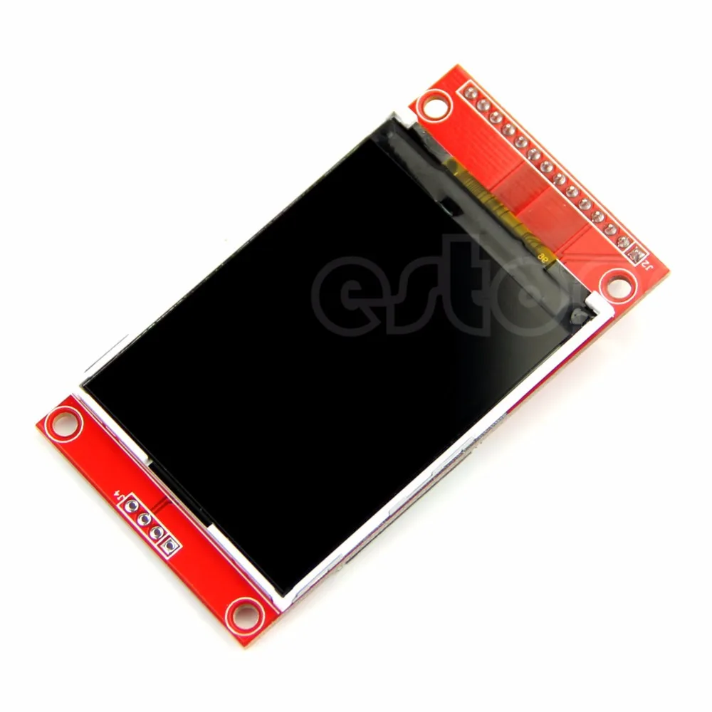 

OOTDTY 2.4" 240x320 SPI TFT LCD Serial Port Module+PBC Adapter Micro SD ILI9341 5V/3.3V