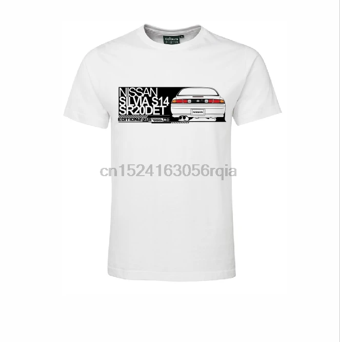 

NISSAN SILVIA S14 200SX SR20 240SX T-SHIRT COTTON RACE CAR TURBO JDM DRIFT SHIRT