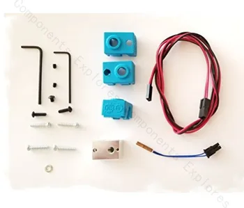 

Bowden Extruder with motor+E3D V6 hotend with Nozzels