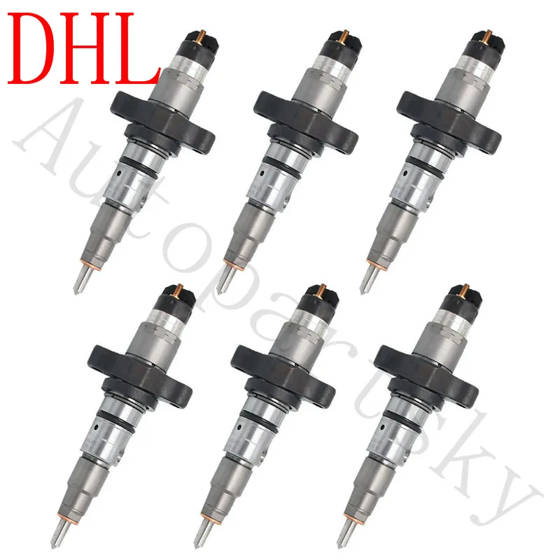 

[ Set of 6PCS ] 100% Tested Common Rail Fuel Injector 5135790AC 0986435505 For Dodge Cummins 5.9L Diesel 325H - Remanufactured