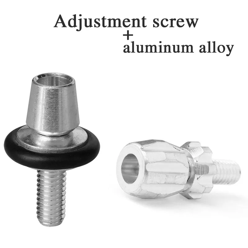

Highway Fixed Gear Bicycle C Clip Brake Line Tension Aluminum Alloy Adjustment Screw Spin Button Single