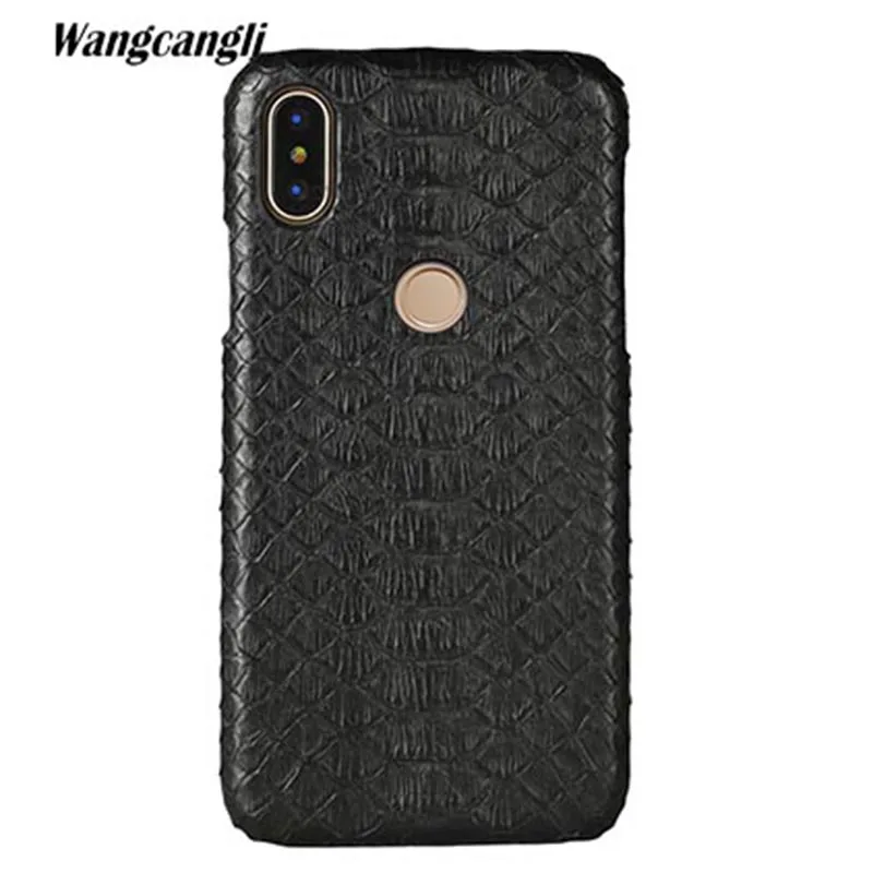 

Leather python skin cover back cover For Xiaomi Mi Max 3 case python skin high-end custom phone case For HUAWEI Nova 2s P20