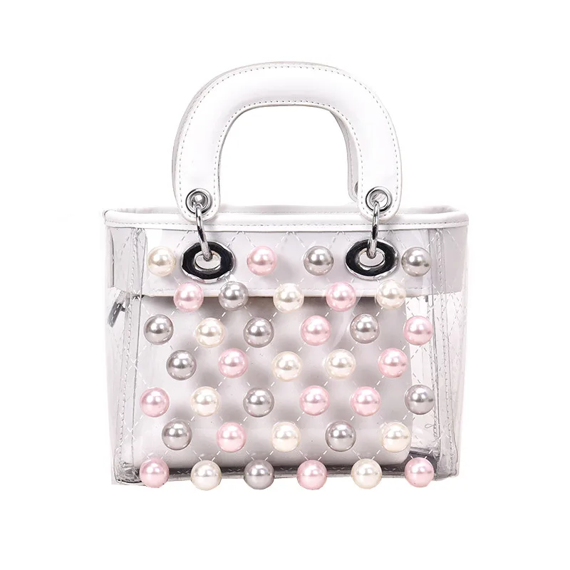 

Girl Pearl Crossbody Bags Women Cute Waterproof Candy Color Messenger Bag Evening Party Handbag Pearl bolsa feminina P