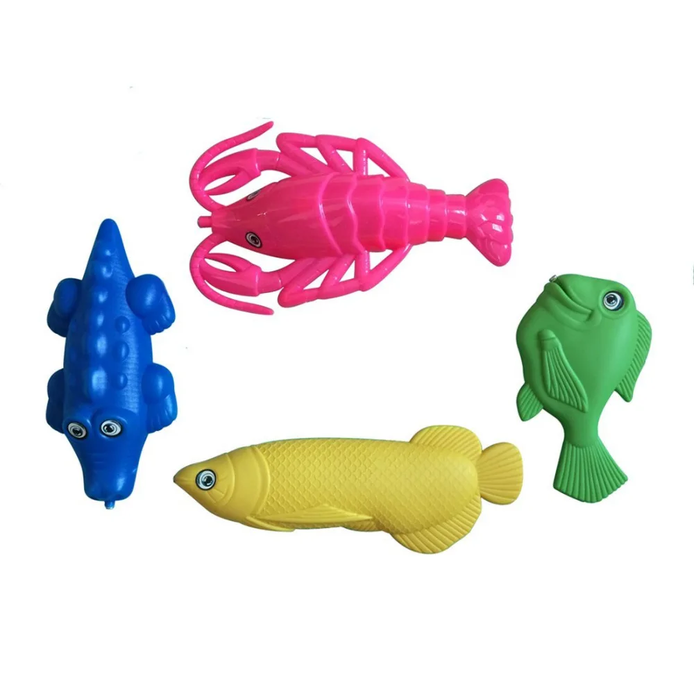 4 pcs / set children fish toys children fishing pool