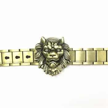 

Factory direct sales in 2017, the new youth self-defense alloy belt buckle Wang Shishang belt of wild lion