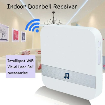 

New Smart Wireless WiFi Doorbell Chime Ding Dong Door Bell Receiver UK/EU/US Plug Home Security 100db 4 Levels Of Volume Control