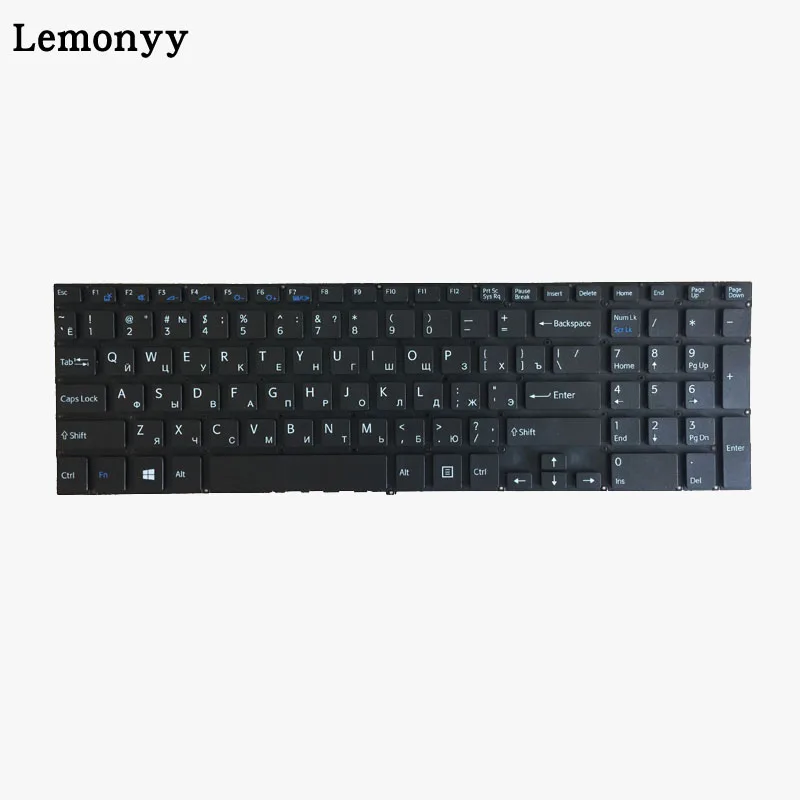  Russian laptop Keyboard for Sony VAIO SVF152C29V SVF153A1QT SVF152 SVF15A100C SVF152100C SVF153 SVF