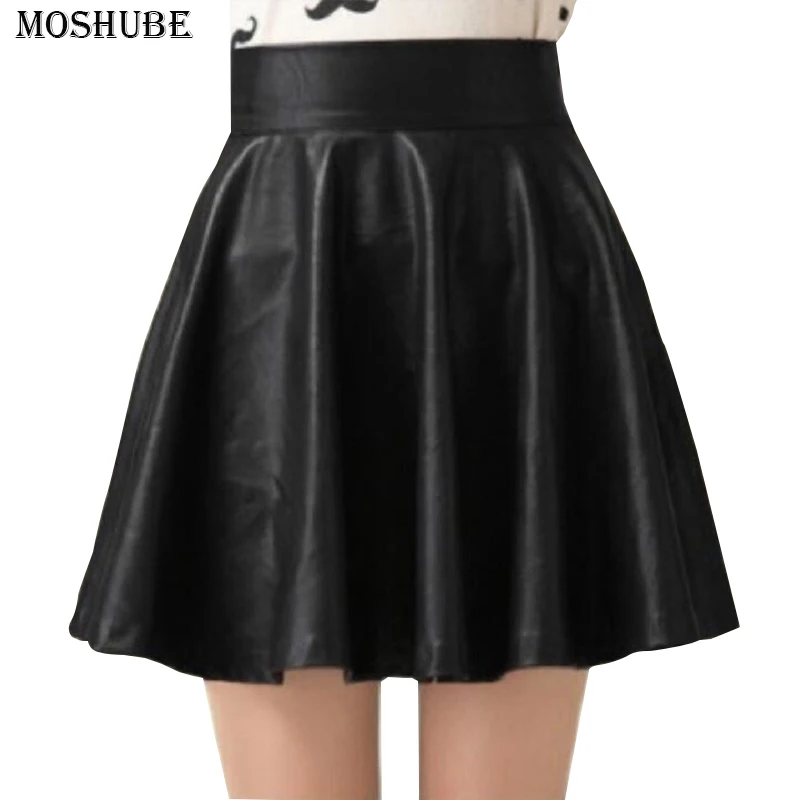 Kids Girls PU Leather Skirts Spring Winter Clothing Children's Clothes ...