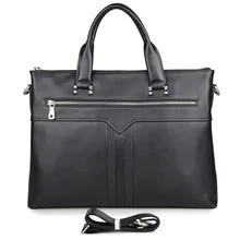 J. M. D100% натуральная кожа модная сумка для ноутбука ручная деловая сумка мужской портфель 7330A