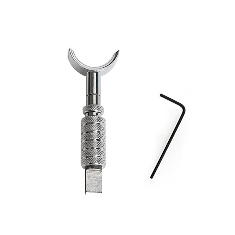 

New 1Pc Revolve Leathercraft Graver DIY Handmade Leather Tools Rotating Carving Knife With Blade