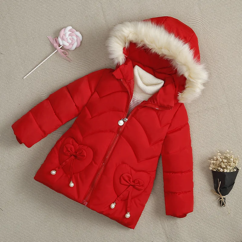 Куртки для маленьких девочек; коллекция года; сезон осень-зима; куртка для девочек; зимнее пальто; детская одежда; детская теплая верхняя одежда; пальто; большие размеры