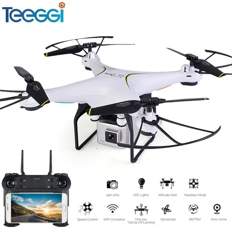 

Teeggi SG600 FPV Quadcopter RC Drone With 2MP or 0.3MP HD Camera Altitude Hold Quadrocopter Helicopter VS X5SW E58 Dron
