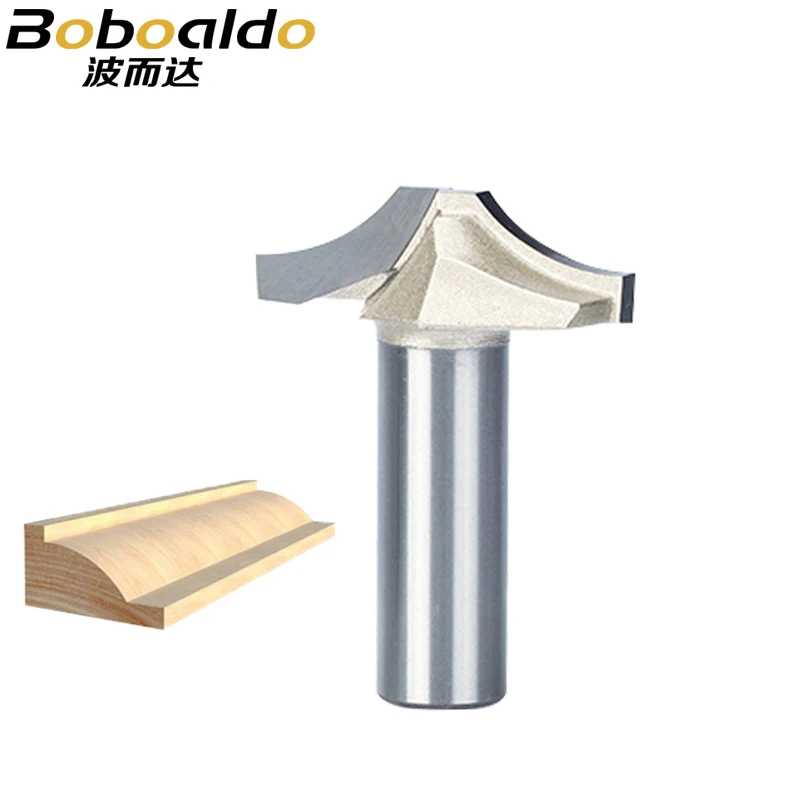 1pc 1/2 Shank Trimmer Router Bits For Wood Tungsten Carbide Woodworking Engraving Endmill Edge Trimming Machine | Инструменты