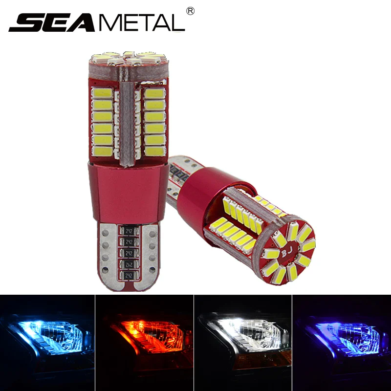 

2pcs Car LED Light T10 W5W 12V 24V 3014 57SMD Clearance Lights Automobiles Light Parking Lamps Side Bulbs Light Auto Accessories