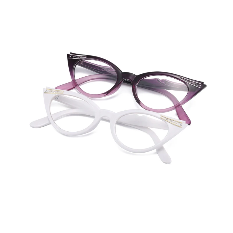 Zilead женские кошачьи глаза хрустальные очки для чтения мужские полимерные линзы Prebypia очки для дальнозоркости очки унисекс