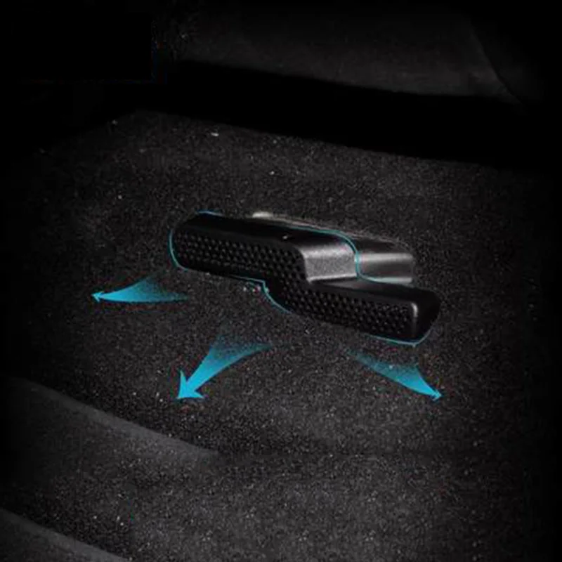 

2pcs Car Under Seat Air Condition Outlet Vent Caps Cover Sticker Anti-blocking For Mini Cooper One d F60 F56 F55 F54 Accessories