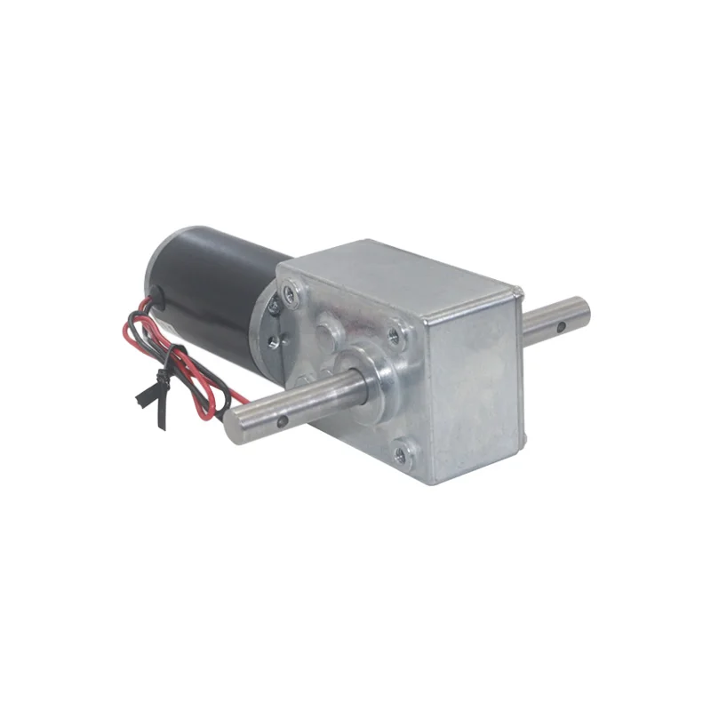 5840-31ZY длинные Выход оси Worm Шестерни ed Мотор 12V 24V DC высокий крутящий момент высокой мощности двойной вал червячный Шестерни мотор