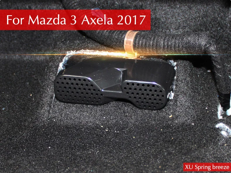 

For Mazda 3 Axela 2017 Car Rear Seat Air Conditioner Air Outlet Protective Cover Sticker Car Styling