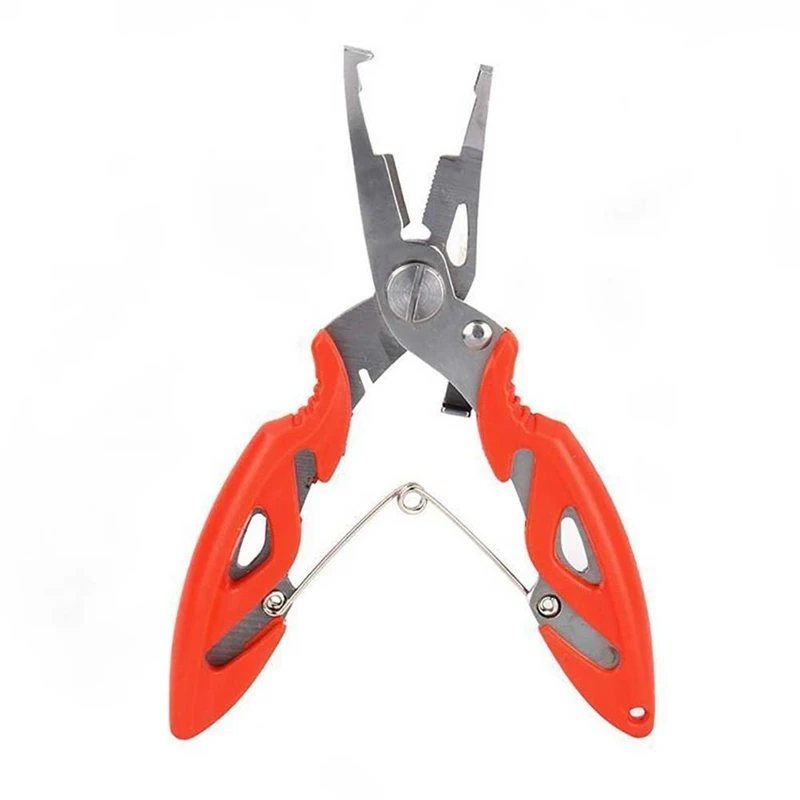 

Multitool Alicates Stainless Steel Curved Mouth Fishing Pliers Mini Multi-function Pincers For Fishing Outdoor Activities Gifts
