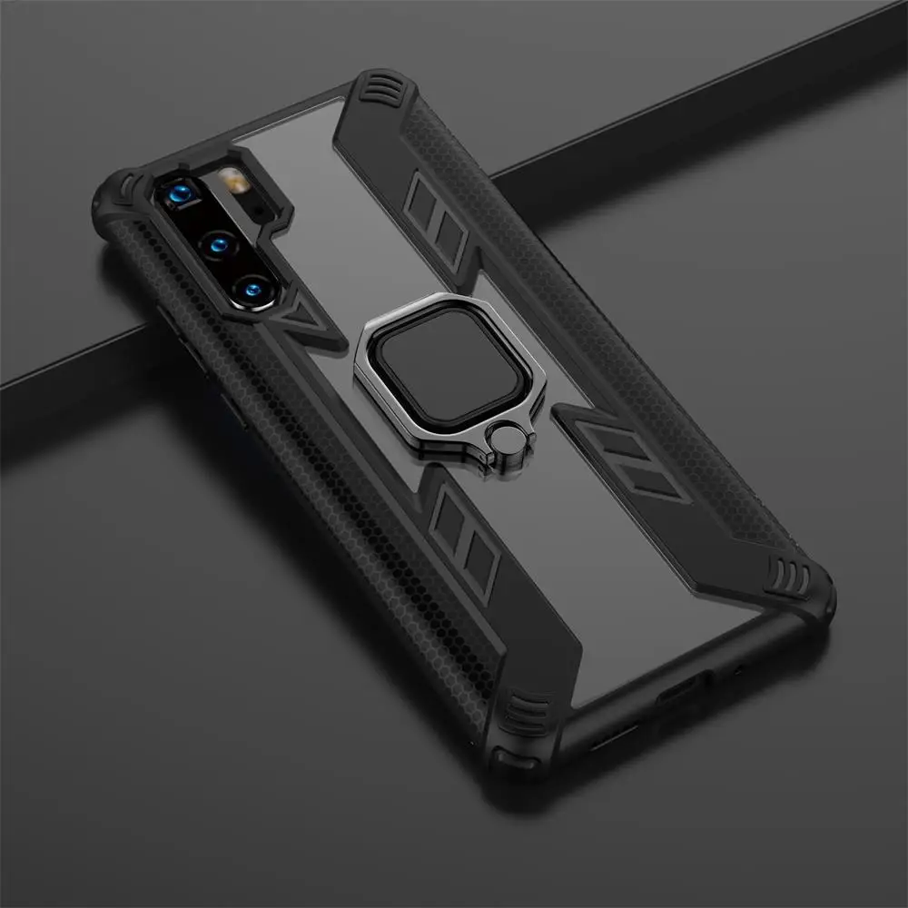 Чехол для Huawei P40 Lite магнитный автомобильный держатель кольцо подставка