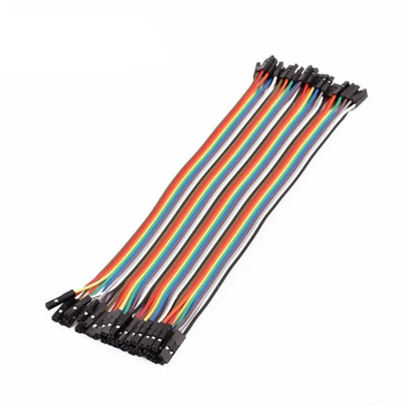 

40pcs/lot 30cm 1p-1p Female to Female Dupont Line Jumper Wire Dupont Cable for arduino