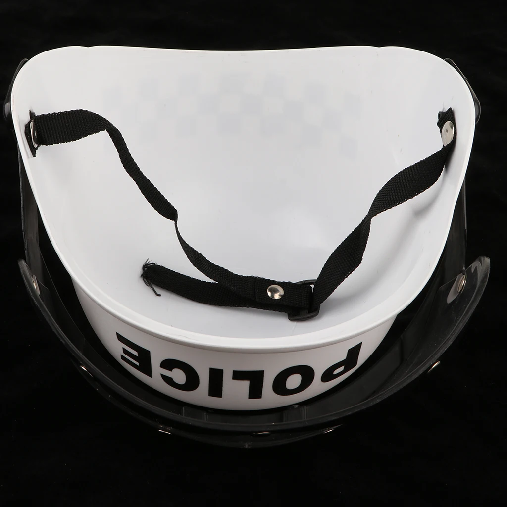 Kids Cop Motorcycle Hat Riot Helmet - Police Hat Fancy Dress Costume Pretend Game