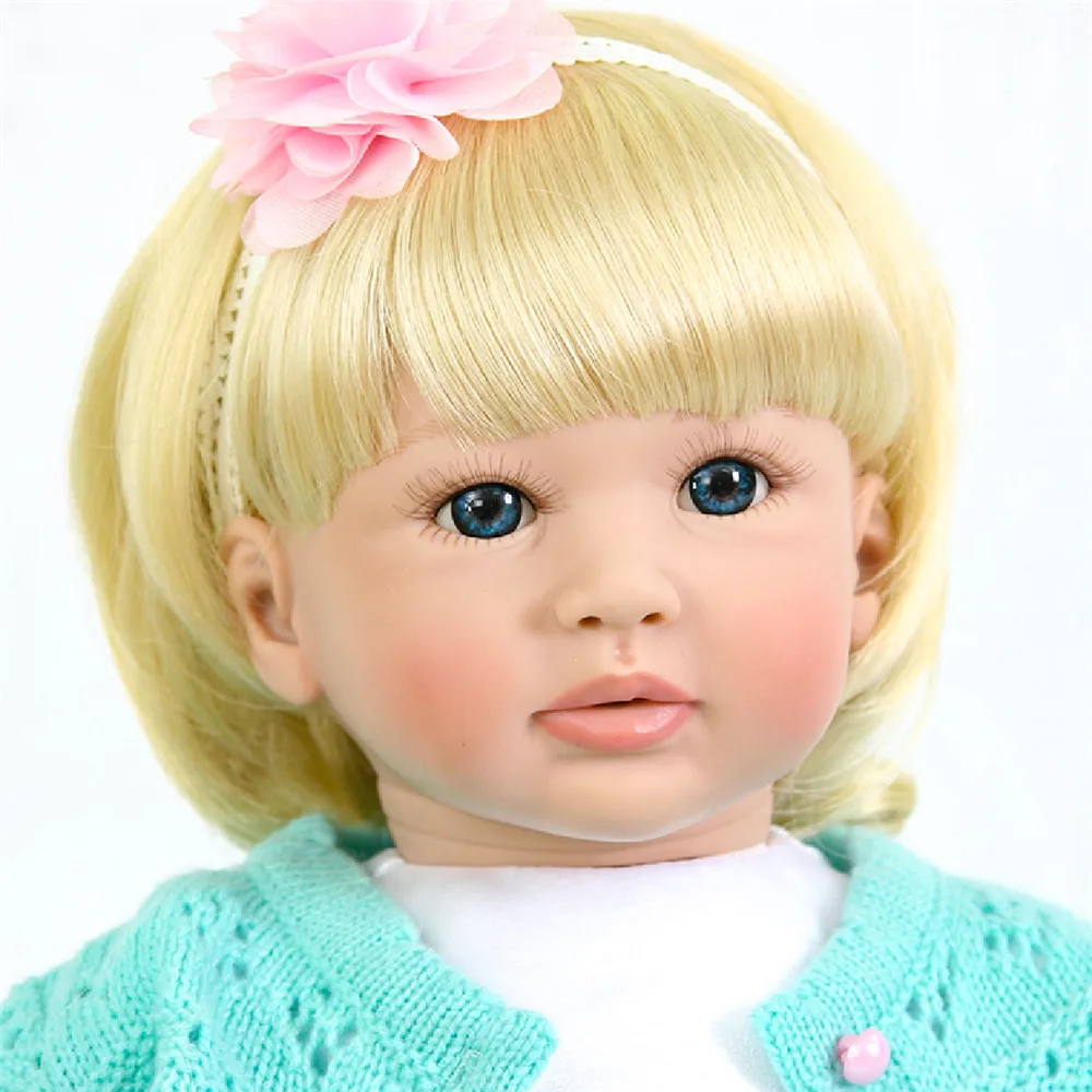 60 см силиконовая кукла-Реборн, игрушки 24 дюйма, виниловая принцесса, куклы для малышей, подарок для девочек, эксклюзивная модель, bebes Reborn