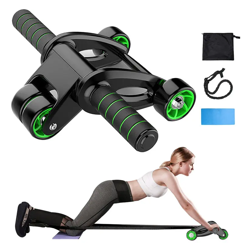 Abdominal Exercise Wheel Abdominal Rollers Exerciser Fitness Workout