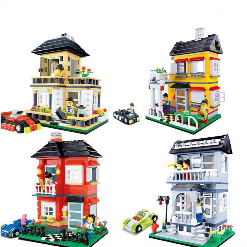 Stavanger Blocks Building Model Hilltop Villa Compatible font b Legoe b font Educational Toys