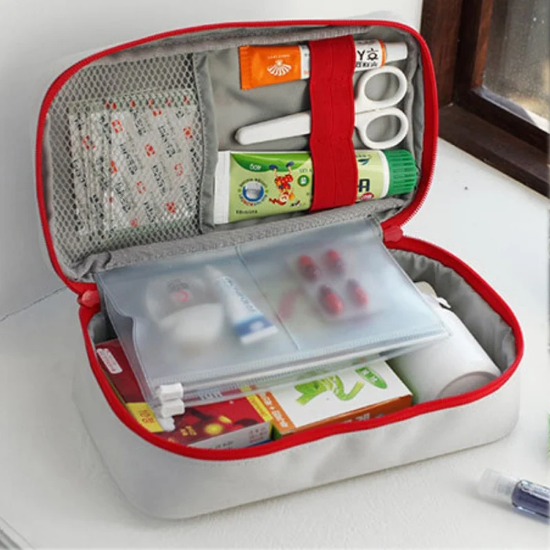 Портативный медицинский набор первой помощи сумка для выживания пустая сумка для хранения лекарств путешествие Прогулка Спорт Кемпинг Инструмент