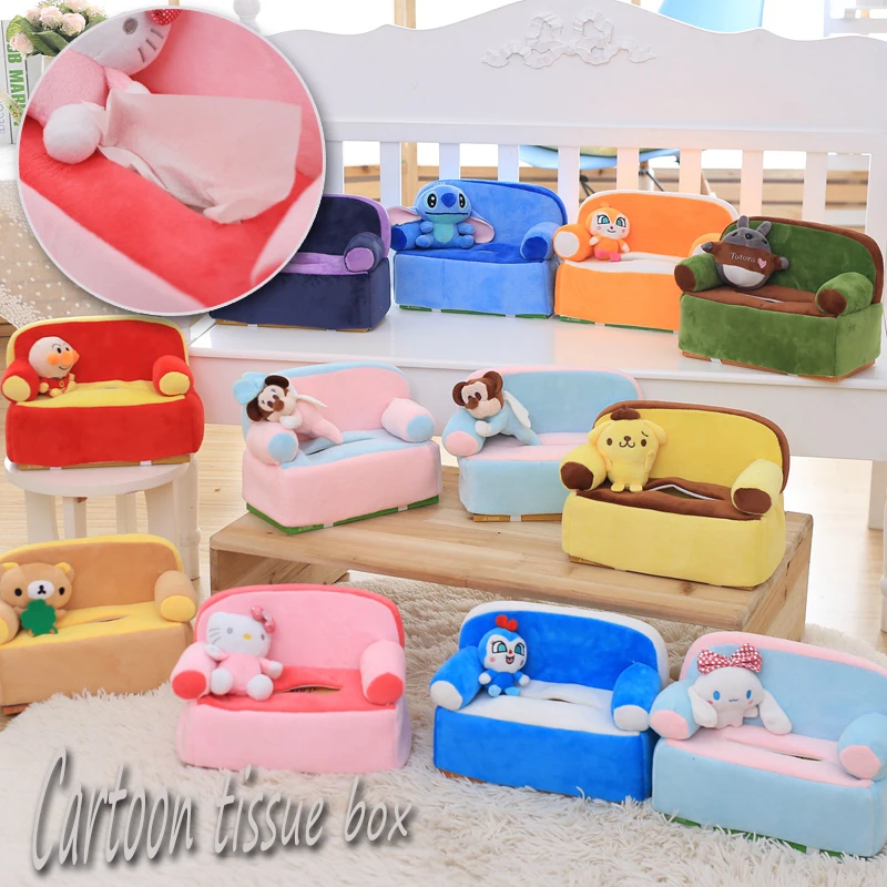 

Cartoon Down cotton Stitch dolls baby toys stuffed Tissue box toys for children gift Bedroom decoration