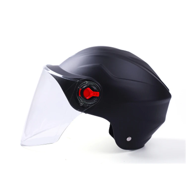 Moto rcycle шлем moto cross moto открытый шлем Защита от УФ-лучей Защитная шляпа Сменные стёкла - Color: BYTK277YB