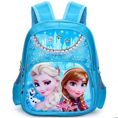 baratas Sacos de Escola meninas Princesa Elsa Primário Mochilas Crianças Mochila crianças Dos Desenhos Animados Mochila Crianças Mochila Infantil