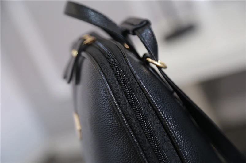 Nevenka Women Leather Backpack Tassel Female Travel Backpack Black Handle Backpacks for Girls School Bag Summer Backpacks 201804