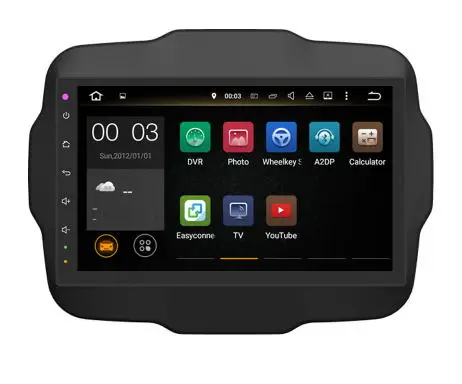 Flash Deal 10.1 inch Android 8.0 6.0 Car DVD Player GPS or android 7.1 for JEEP Renegade 2015- octa 8 core 4g RAM 32g navigation 1