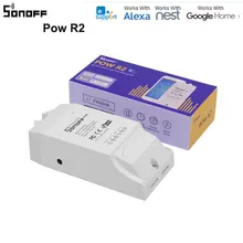 Sonoff Pow R2 16A 3500W Smart Wifi Switch With Real Time Power Consumption Measurement Smart Home Controller Via Android IOS