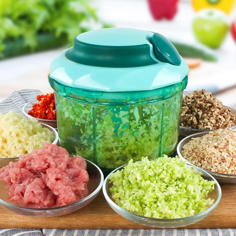 Manual Slicer Chopper Spiral Kitchen Tool Food Vegetable Meat Garlic Cutters