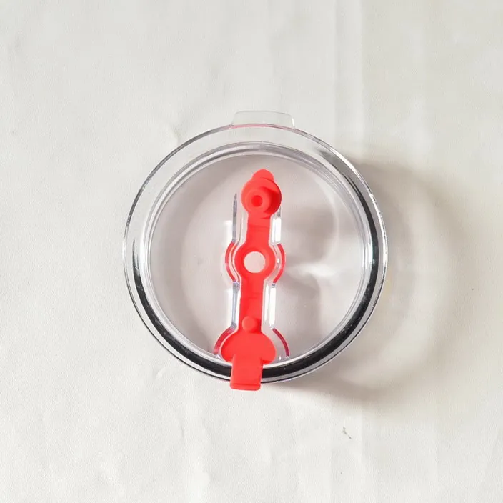 Прочная непроливающаяся Крышка для 30 унций Yeti Rambler силиконовая соломинка для 30 унций yeti запасные крышки стаканчики - Цвет: Red