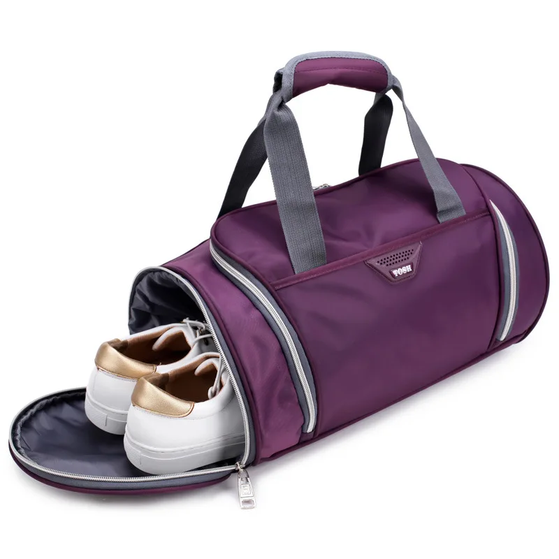 Цилиндр фитнес Йога складная дорожная сумка для женщин водостойкий нейлон Спорт Плавание вещевой мешок с обувь отсек Малый багаж