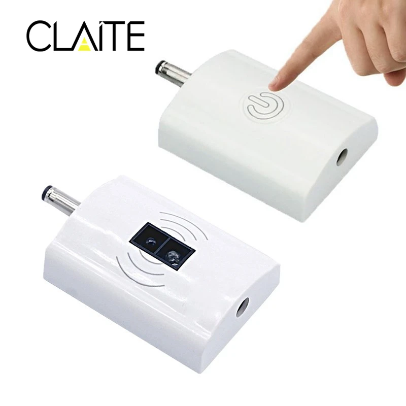 

CLAITE DC5-24V Dimmable Hand Wave Touch-Sensor Switch For LED Strip Under Cabinet Light