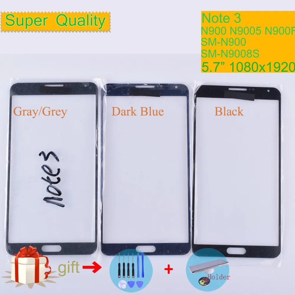 Для Samsung Galaxy Note 3 Note3 N900 N9005 N900F сенсорный экран передняя стеклянная панель внешнее