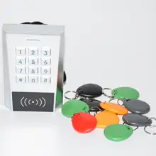 IP66 1000 Пользователь Bluetooth EM RFID Клавиатура доступа reader с 10 теги для дверного замка средство открытия шлюза